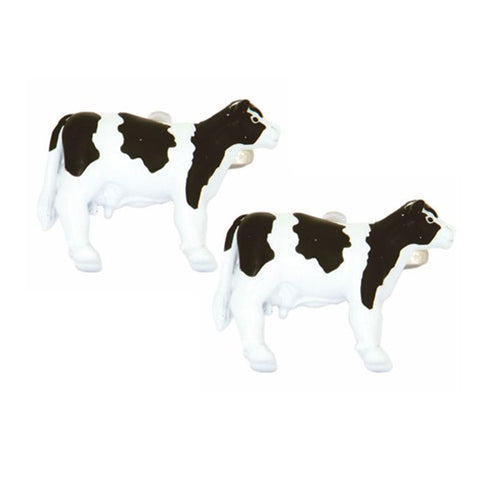 Black and White Cow Cufflinks