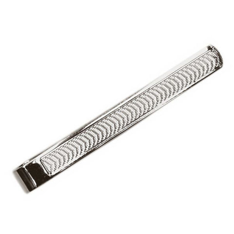 Sterling Silver Hallmarked Waterwave Tie Bar