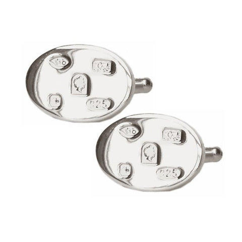 Sterling Silver Spread Hallmark Cufflinks
