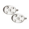 Sterling Silver Spread Hallmark Cufflinks