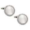 Mother of Pearl Round Port Hole Cufflinks