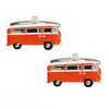 Orange Campervan Cufflinks