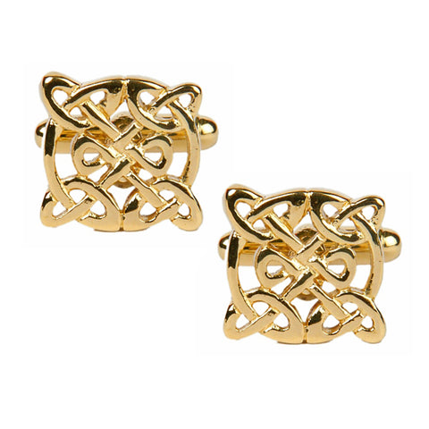 Celtic Gold Plated Cufflinks