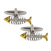 Fish Skeleton Cufflinks