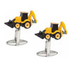 Yellow and Black Digger Cufflinks