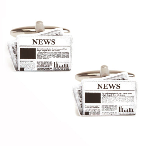 Newspaper Cufflinks