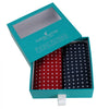 Red and Blue Spots Cotton Handkerchief Set