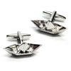 Paper Boat Style Cufflinks