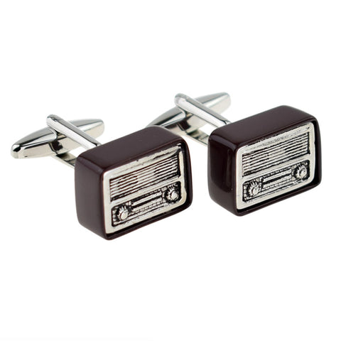 Retro Wireless Radio Cufflinks