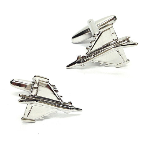 Typhoon Fighter Plane Cufflinks