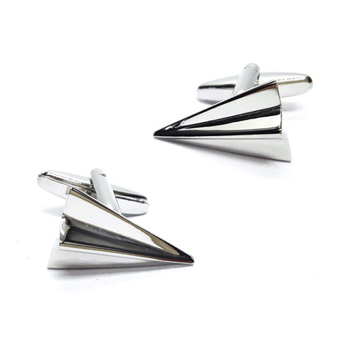 Folded Paper Plane Cufflinks