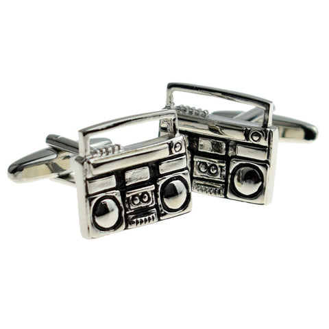 Ghetto Blaster Radio Cufflinks