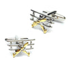 Triplane Aircraft Cufflinks