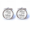Father of the Bride Cufflinks - Personalised Date