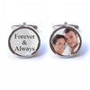 Forever and Always Cufflinks with Custom Photo