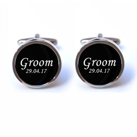 Custom Groom Cufflinks