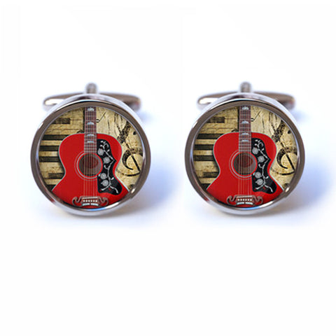 Acoustic Guitar Cufflinks