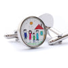 Custom Childrens Artwork cufflinks