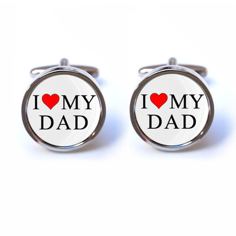 I Love My Dad Cufflinks