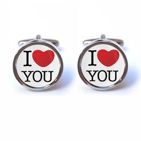 I Love You Cufflinks