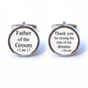 Custom Thank you for Raising the Man of my Dreams Cufflinks