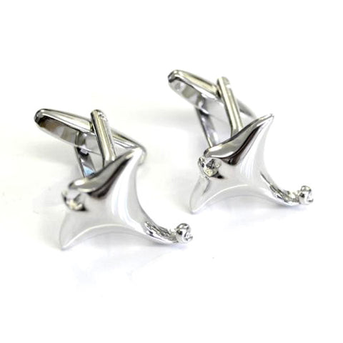 Manta Ray Fish Cufflinks