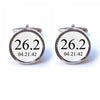 Personalised 26.2 Marathon Cufflinks