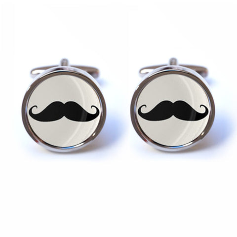 Novelty Moustache Cufflinks