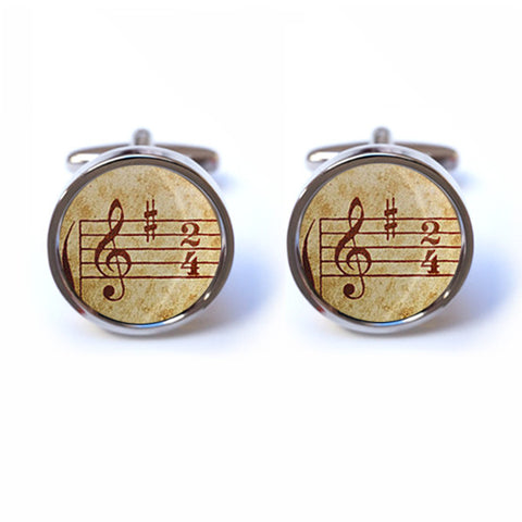 Music Sheet Cufflinks