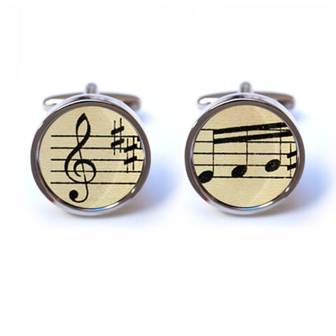 Vintage Music Sheet Cufflinks