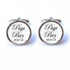 Page Boy Cufflinks - Personalised Date