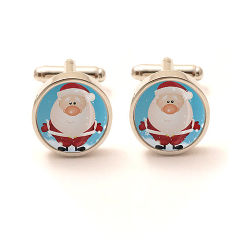 Santa Claus Christmas Cufflinks