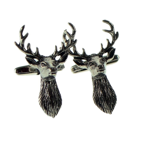 Pewter Stag Cufflinks