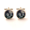 Ghostly Skeleton Halloween Cufflinks