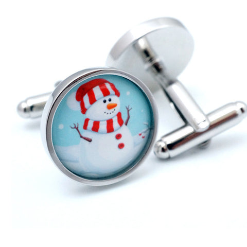 Novelty Snowman Cufflinks