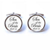 Son of the Bride Cufflinks - Personalised Date