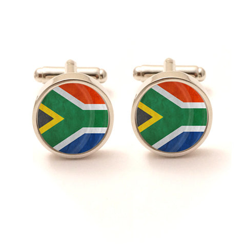 South African Flag Cufflinks