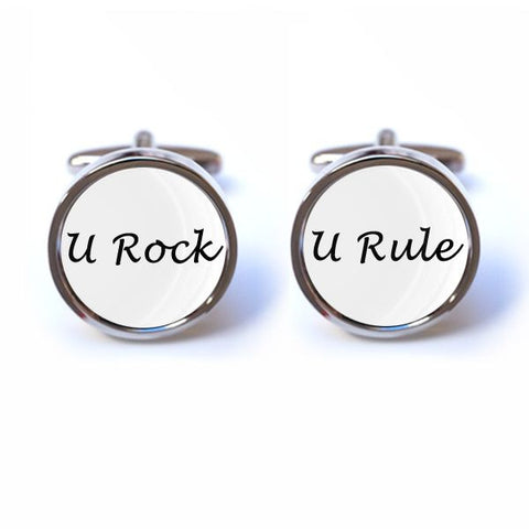 U Rock, U Rule Cufflinks