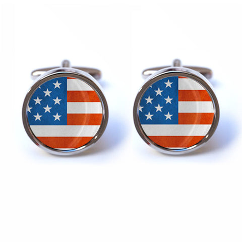 USA Flag Cufflinks