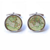 Vintage Map Cufflinks