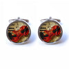 Violin on Music Background Cufflinks