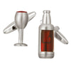 Red Wine Bottle & Glass Cufflinks